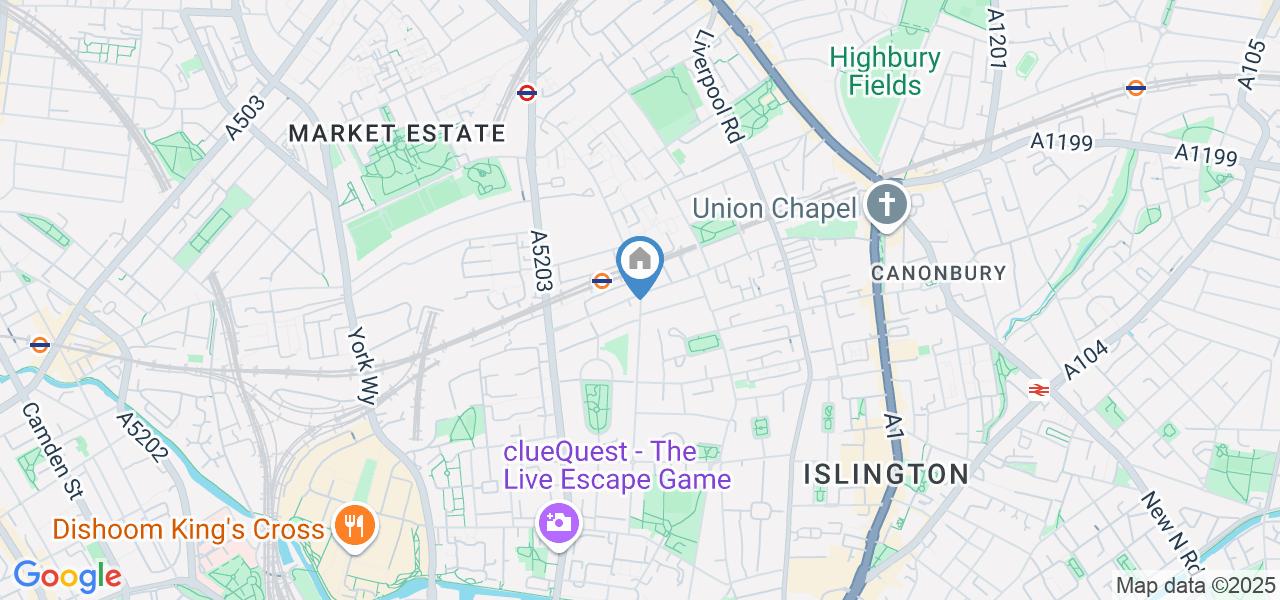 1 Bed Flat, Hemingford Road, N1
