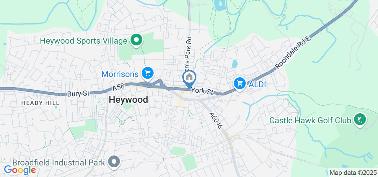 Studio Flat, York St, OL10