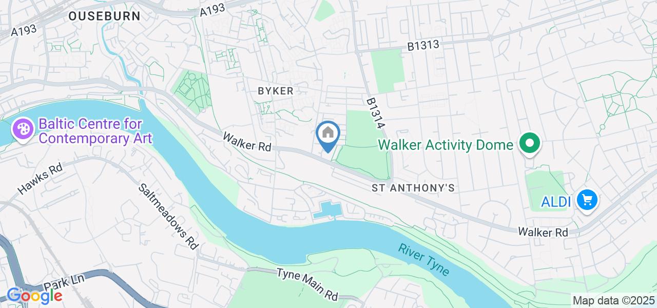 2 Bed Terraced House, Newcastle Upon Tyne, NE6