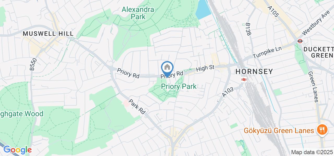1 Bed Flat, Priory Road Crouch End, N8