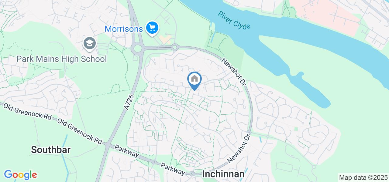 2 Bed Terraced House, Mains Drive, PA8