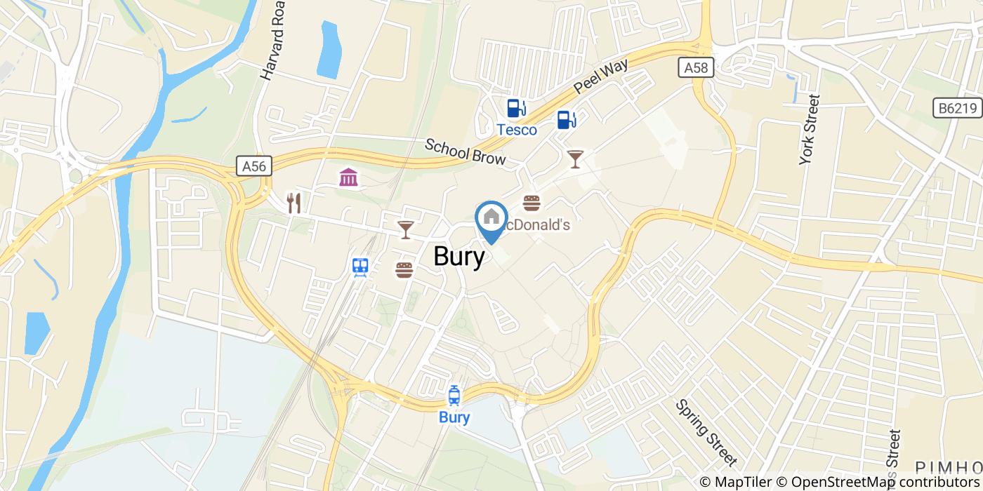 1 Bed Flat, Crompton House, BL9