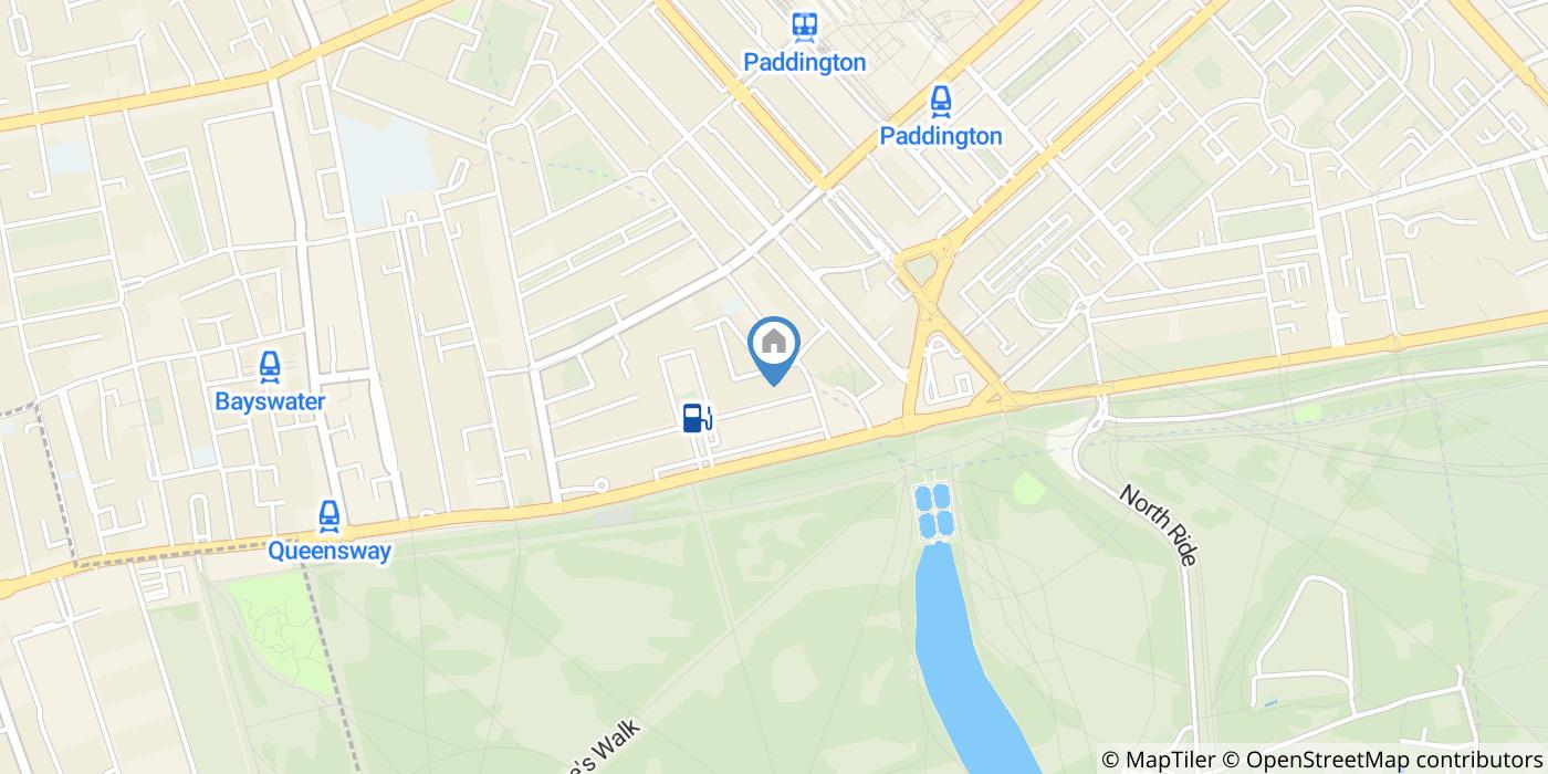 2 Bed Penthouse, Lancaster Gate, W2