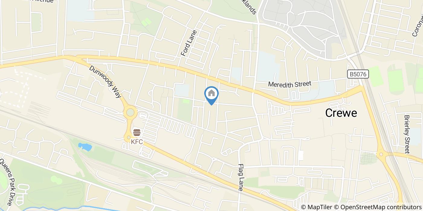 Room in a Shared House, Samuel Street, CW1