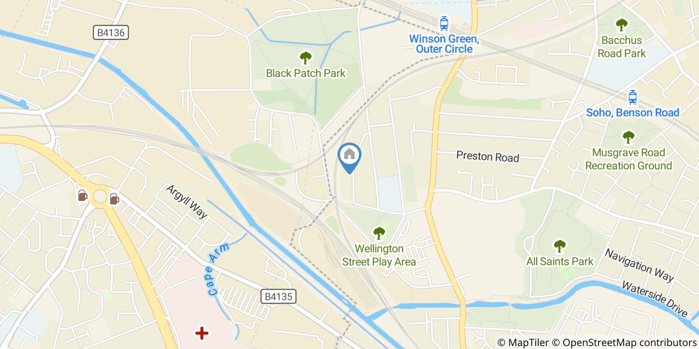 Room in a Shared House, Eva Road, B18