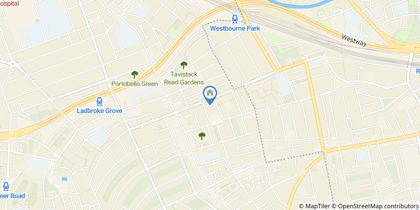 1 Bed Flat, Clydesdale House, W11