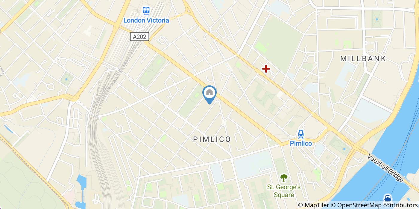 Studio Flat, Gloucester Street, SW1V