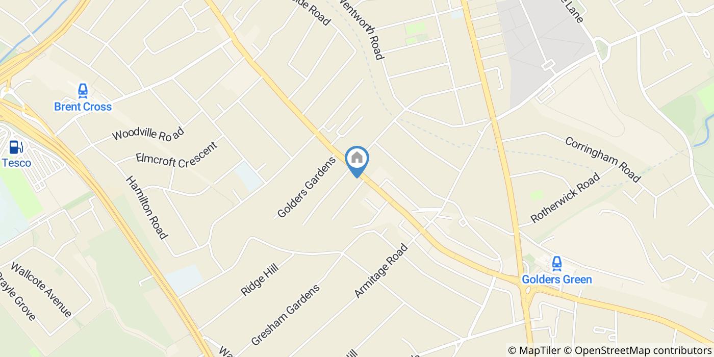 Studio Flat, Golders Green Road, NW11