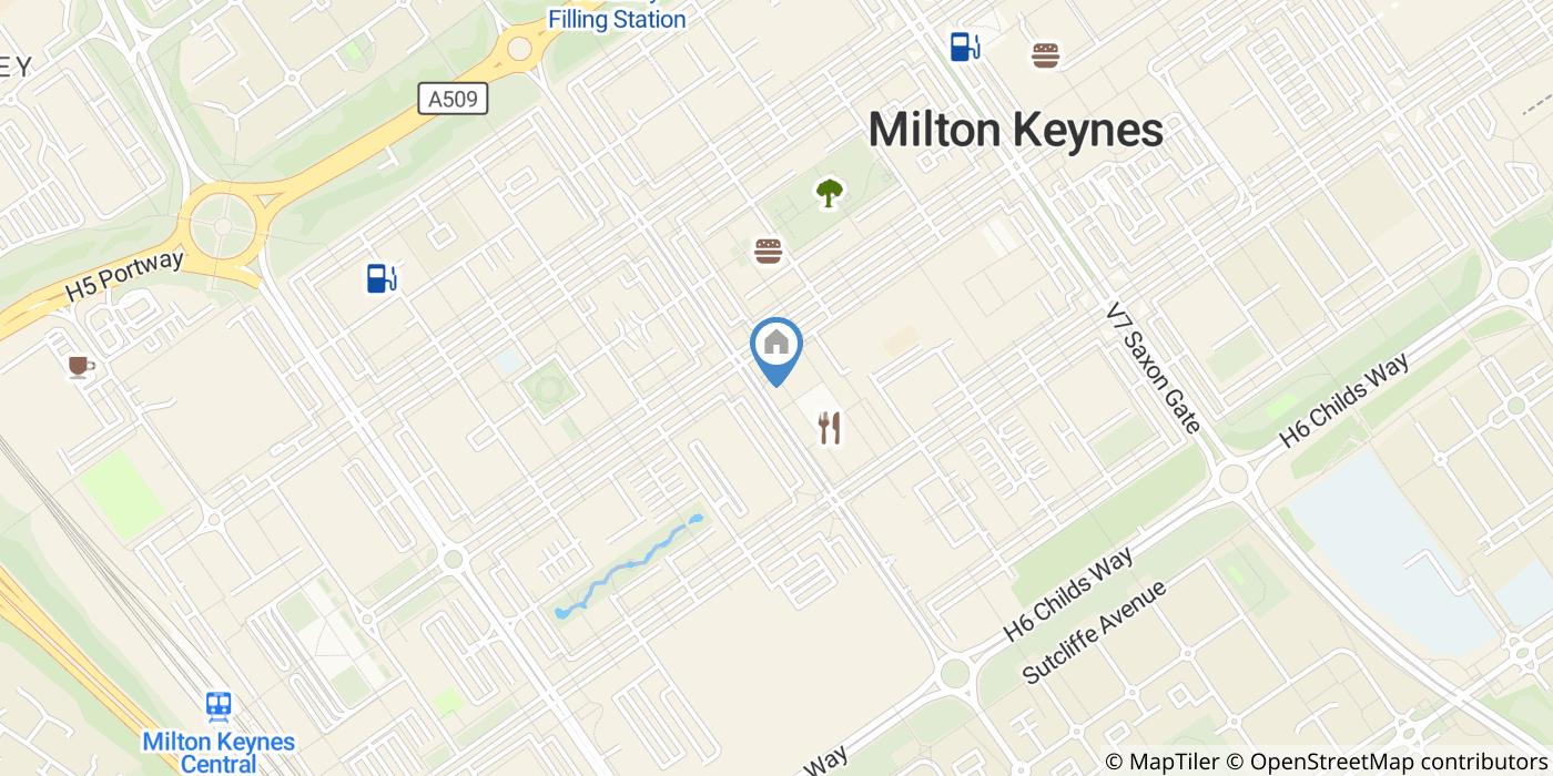 1 Bed Flat, Manhattan House, MK9