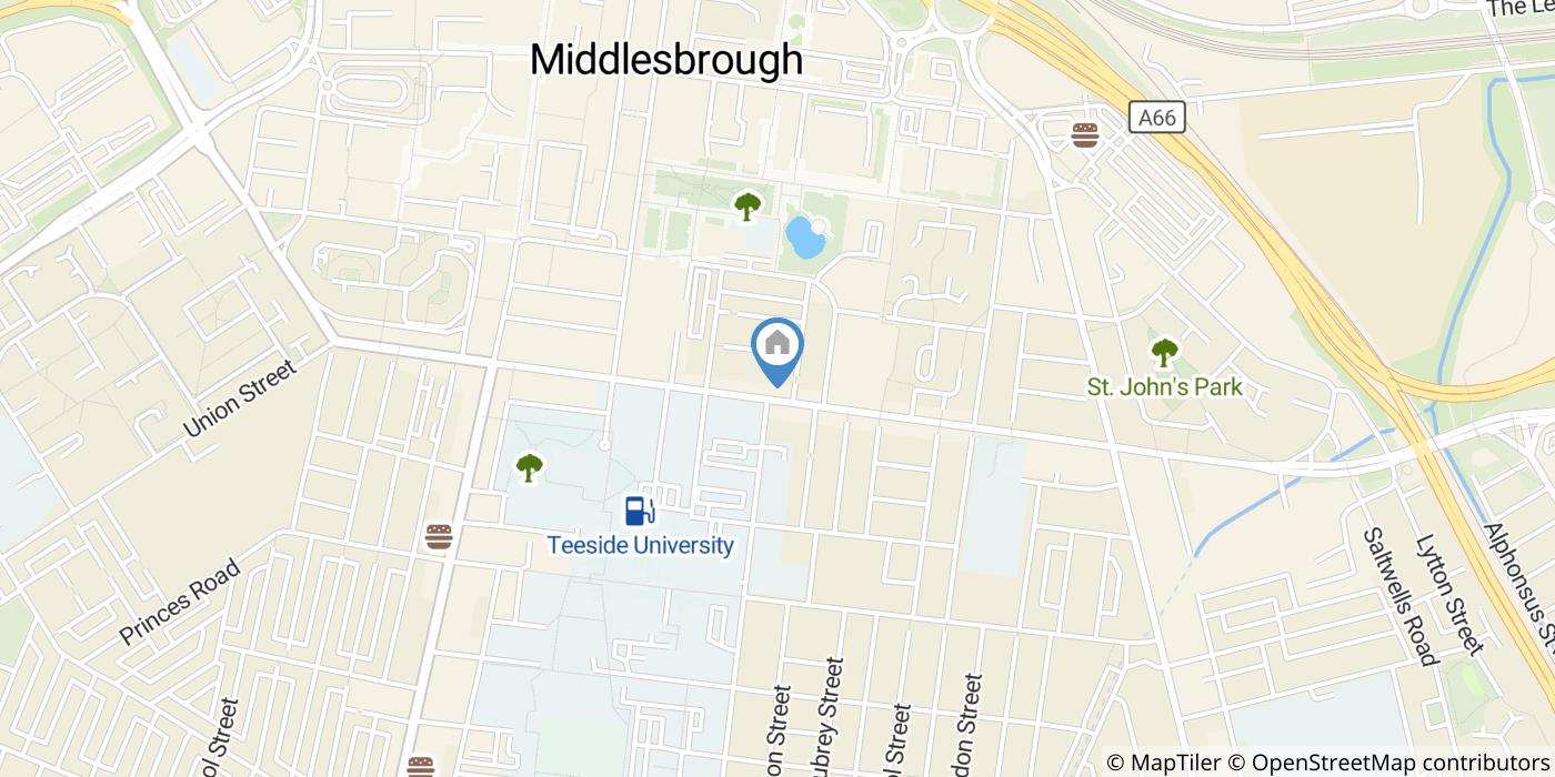 Studio Flat, Middlesbrough, TS1