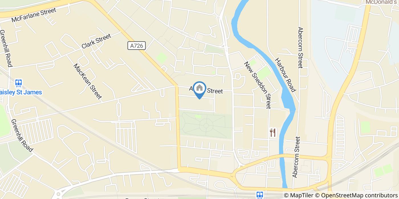 2 Bed Flat, Andrews Street, PA3