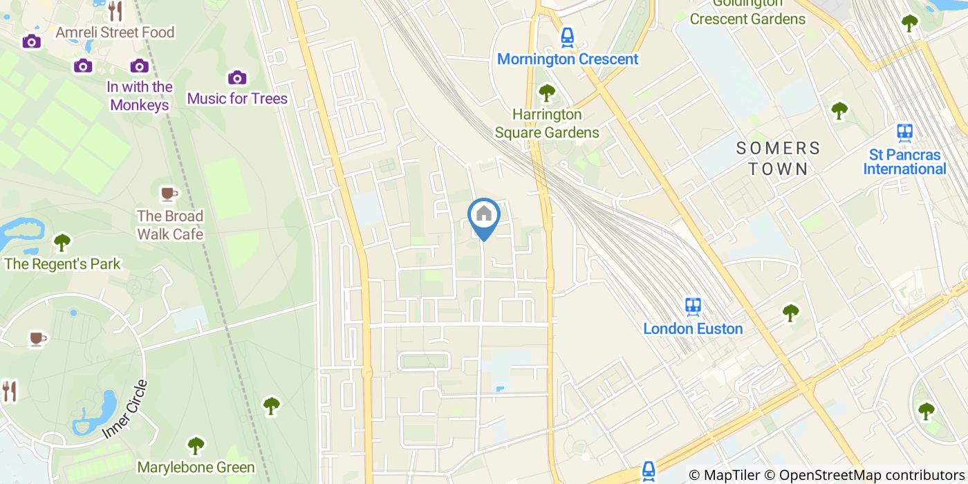 3 Bed Flat, Harrington House, NW1
