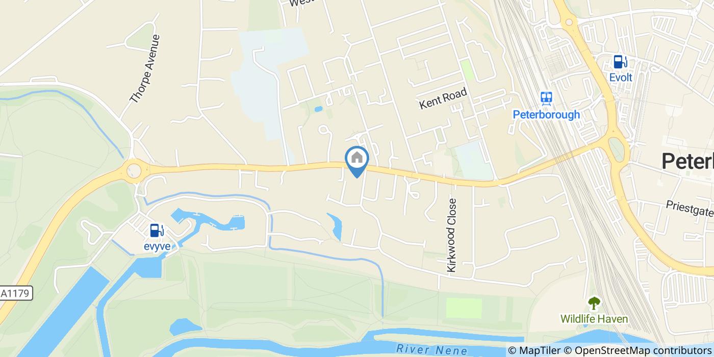 1 Bed Flat, The Drive, PE3