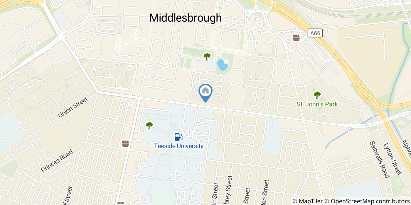 Studio Flat, Middlesbrough, TS1