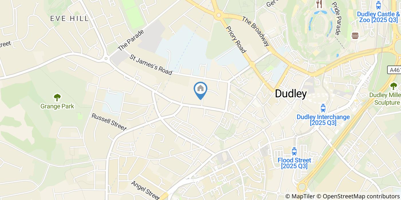 1 Bed Flat, Dudley, DY1