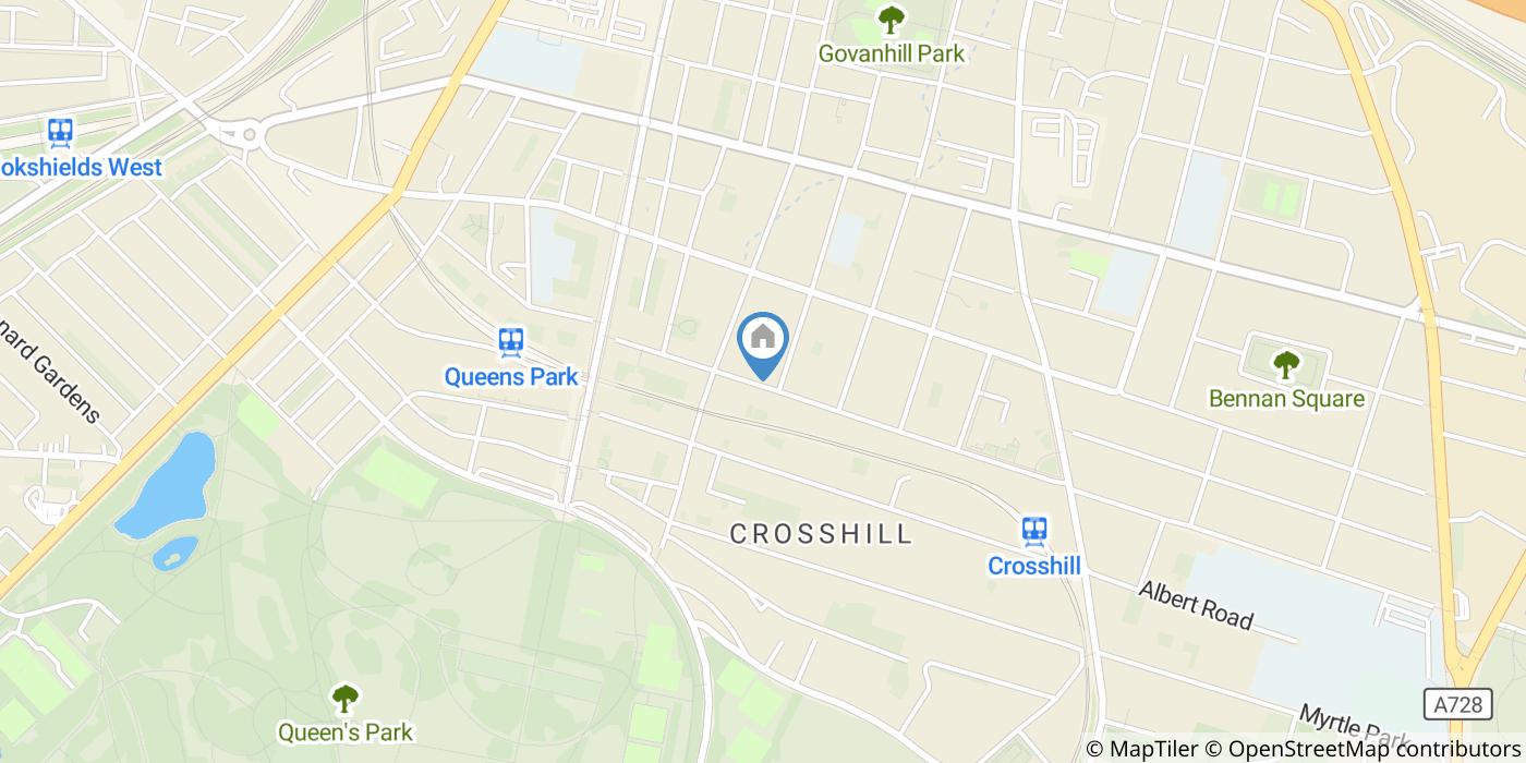 Studio Flat, Dixon Avenue, G42