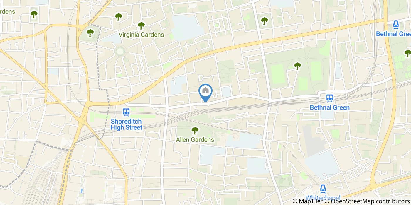 Studio Flat, Cheshire St, E2