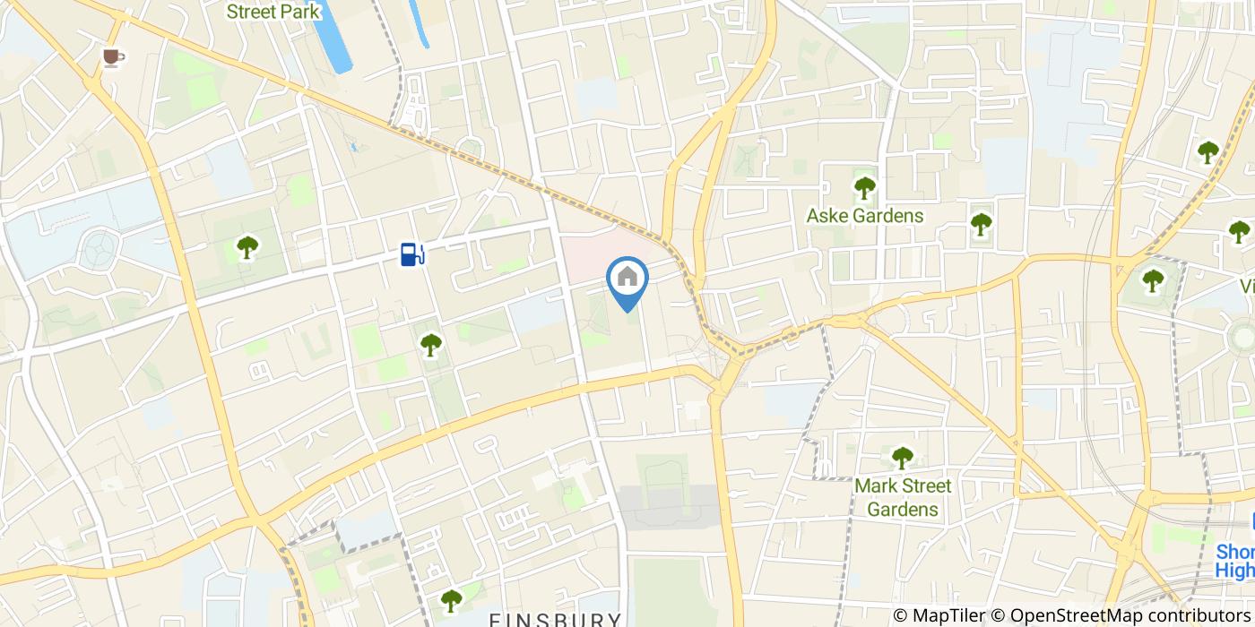 Studio Flat, St. Luke's Estate, EC1V