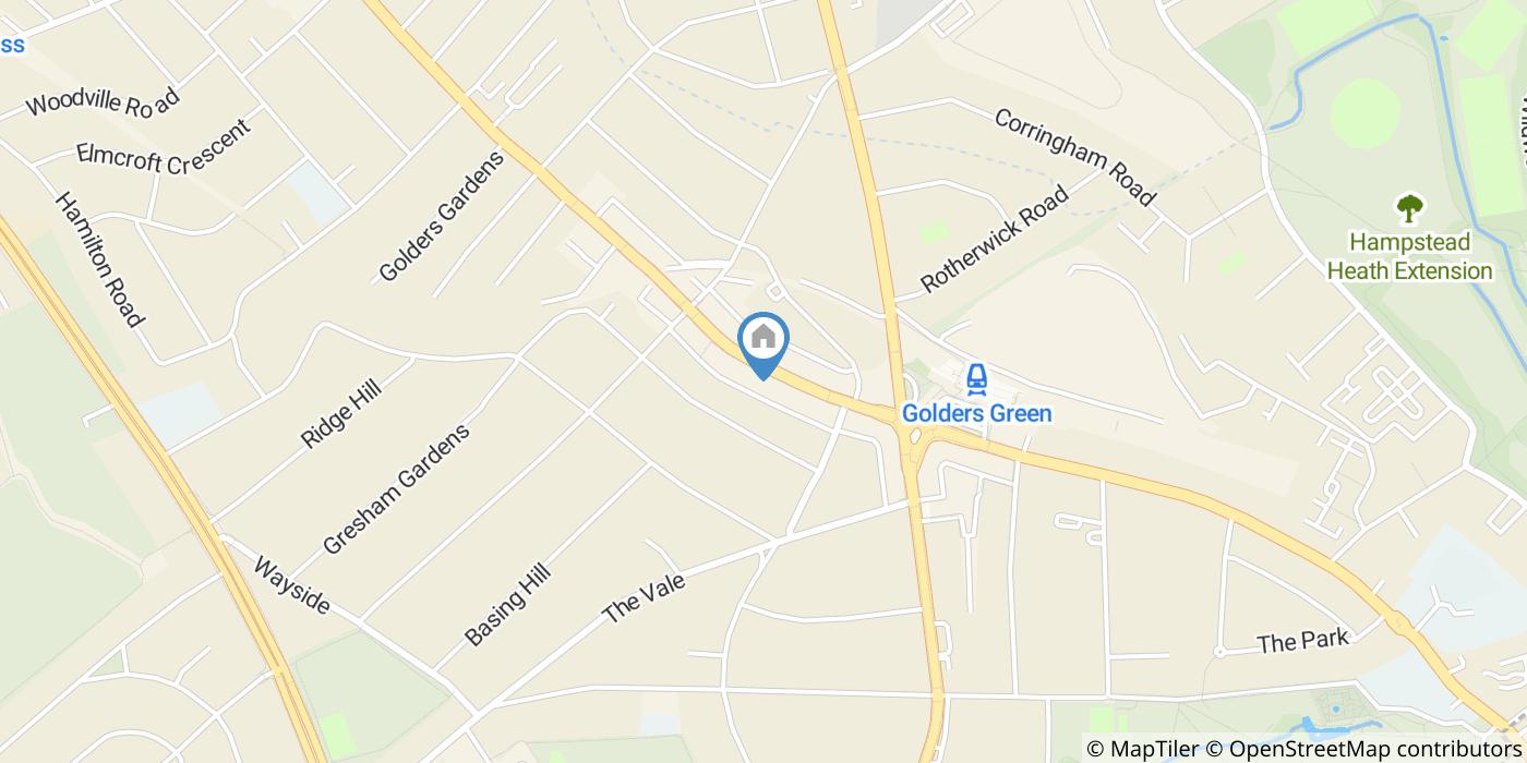 Studio Flat, Golders Green Road, NW11