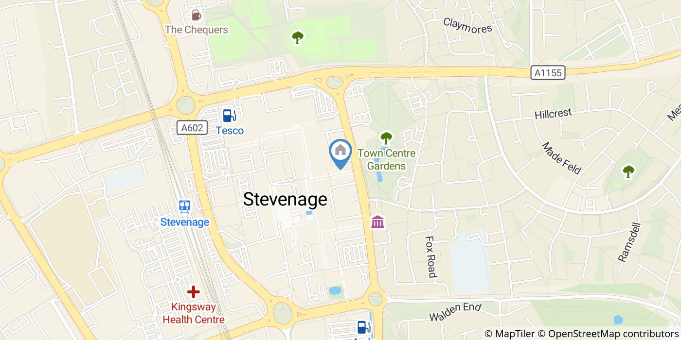 1 Bed Penthouse, Boston House, SG1