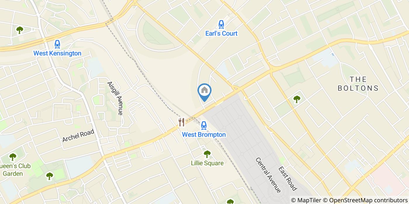Studio Flat, Eardley Cres, SW5