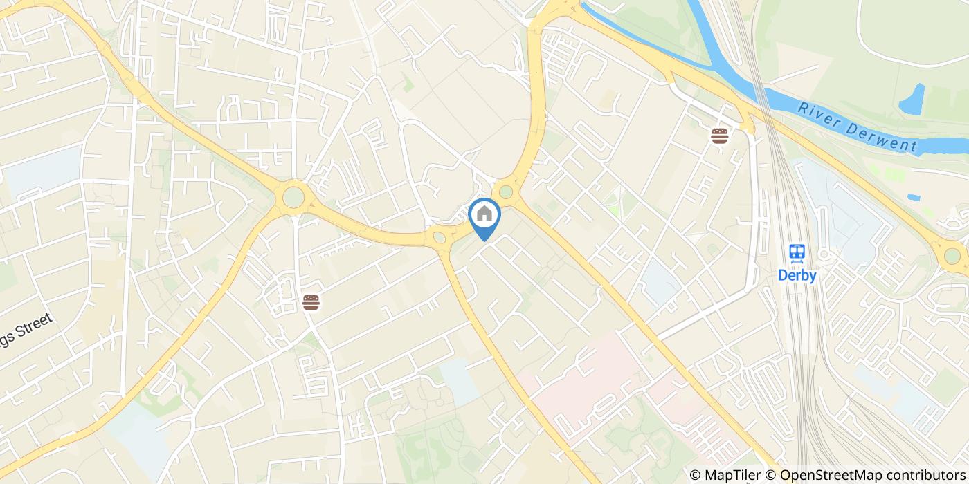 1 Bed Flat, Whittle House, DE1