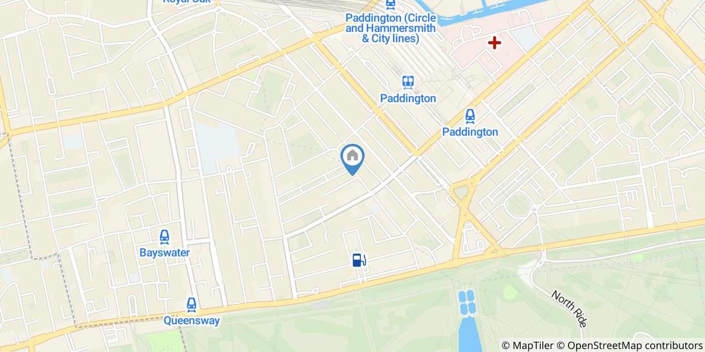 Studio Flat, Devonshire Terrace, W2