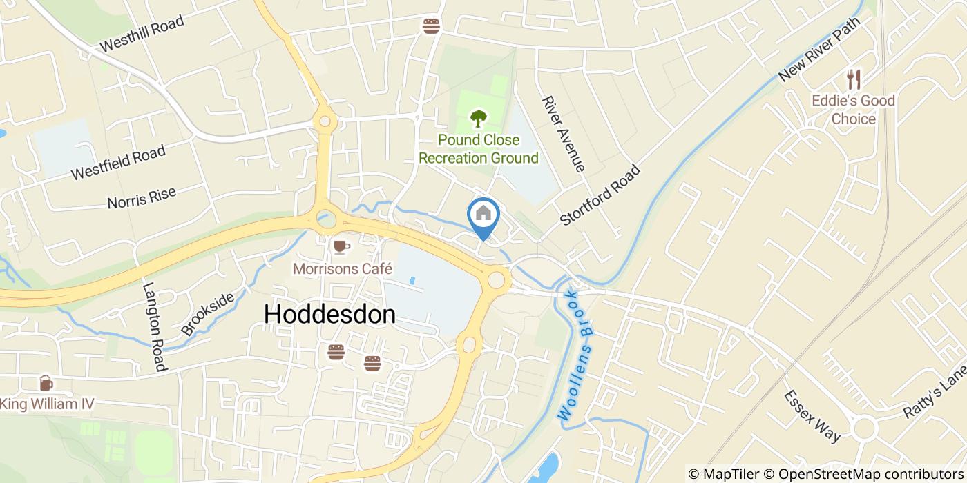 1 Bed Flat, Parrotts Field, EN11