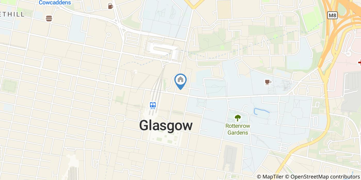 Studio Flat, Cathedral Street, G1