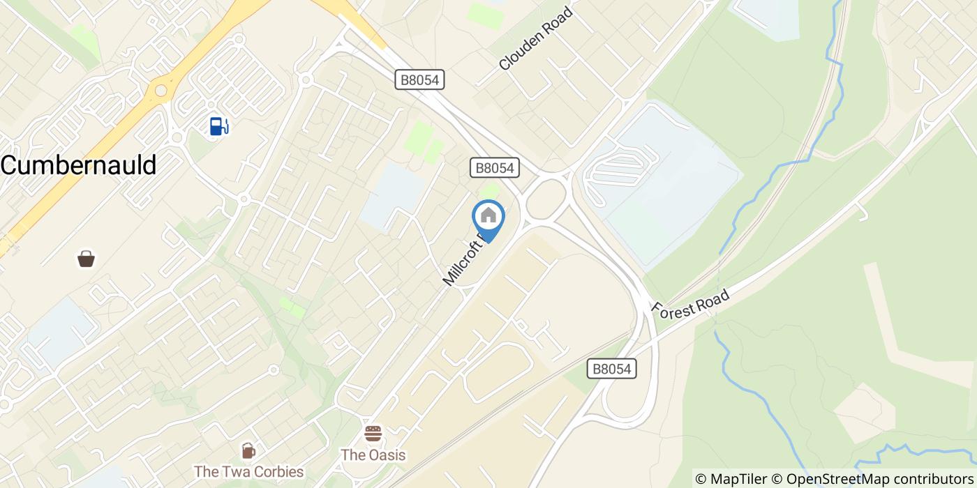 1 Bed Flat, Millcroft Road, G67