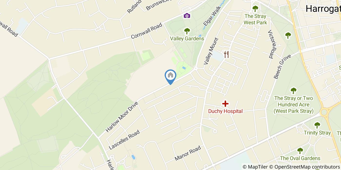 2 Bed Flat, Harlow Moor Drive, HG2