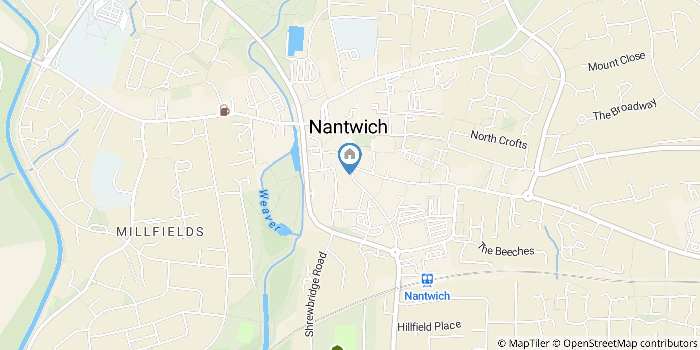 1 Bed Flat, The Bank Apartments, CW5