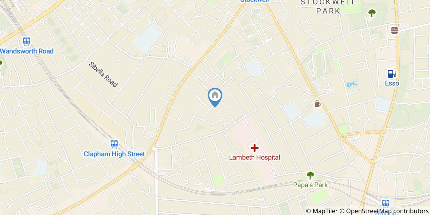 2 Bed Flat, Prideaux Road, SW9