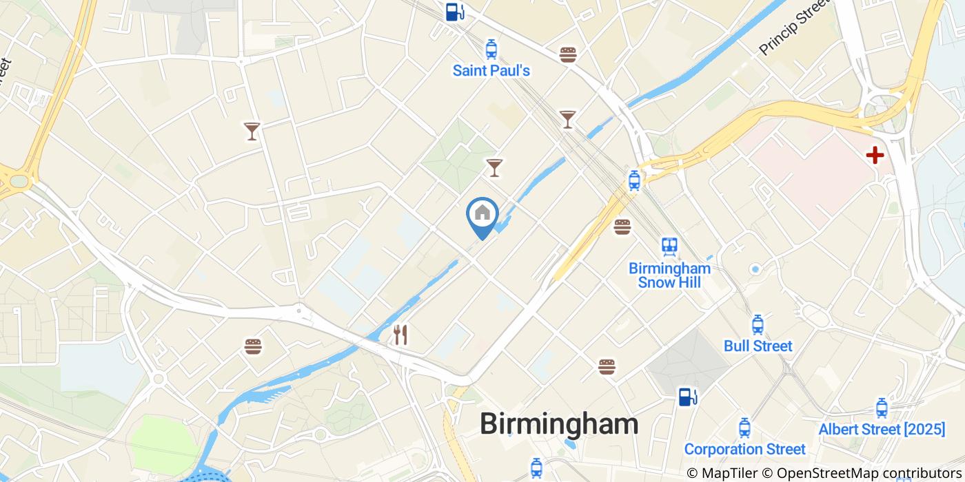 1 Bed Flat, Brindley House, B3