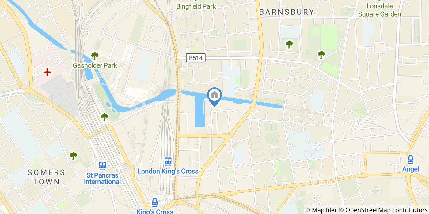 2 Bed Flat, New Wharf Road, N1