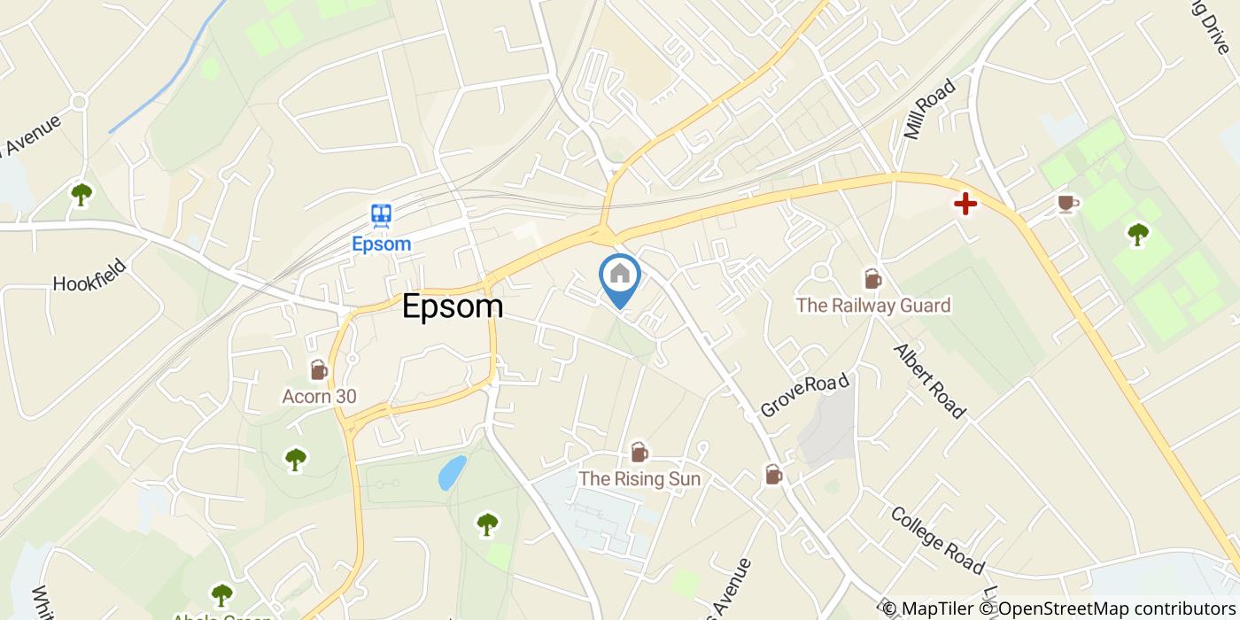 2 Bed Flat, Capitol Square, KT17