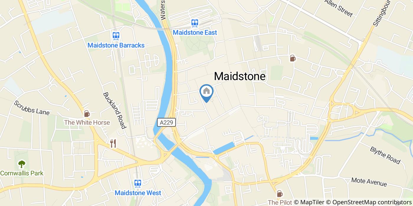 2 Bed Flat, Pudding Lane, ME14