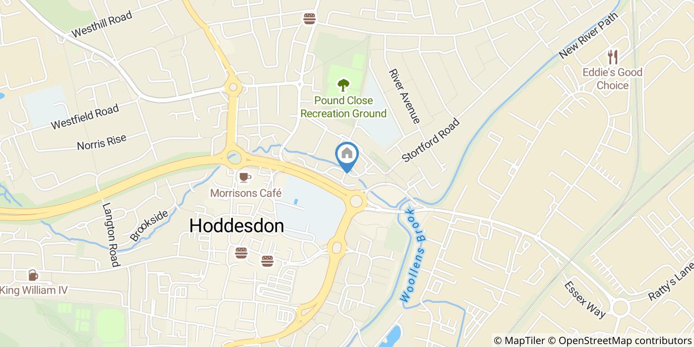 1 Bed Flat, Parrotts Field, EN11