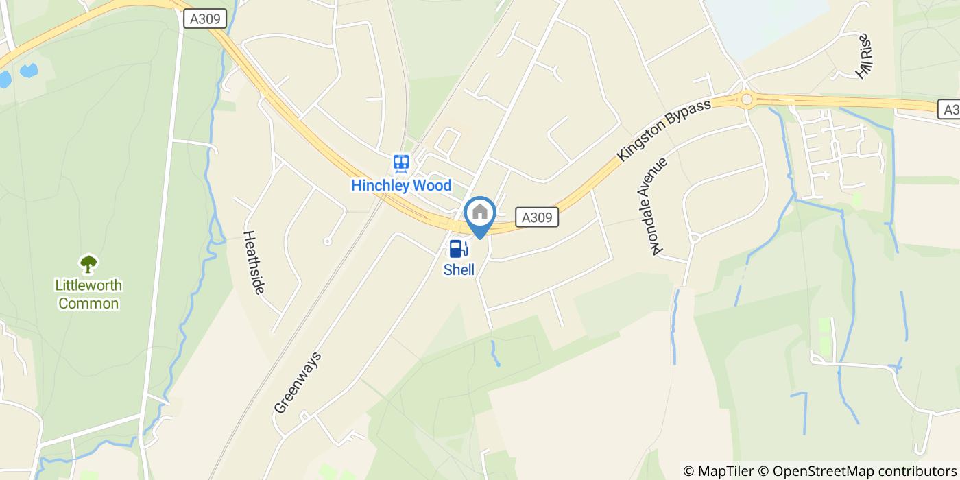 1 Bed Flat, Hillcrest Gardens, KT10