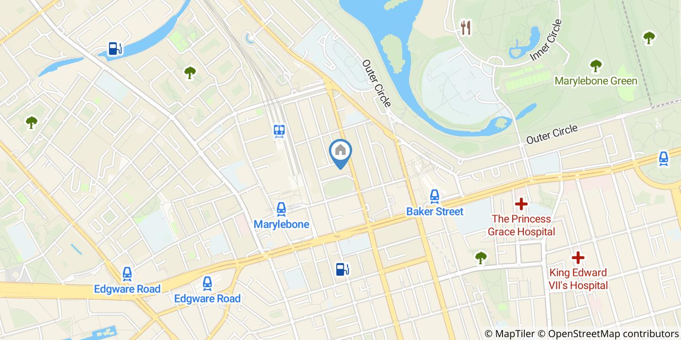 4 Bed Flat, Dorset Square, NW1