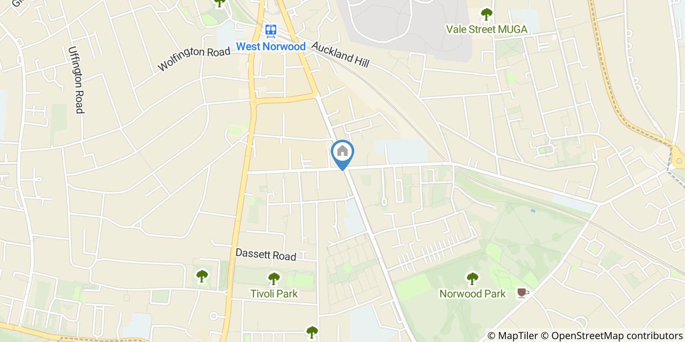 Studio Flat, Elder Road, SE27