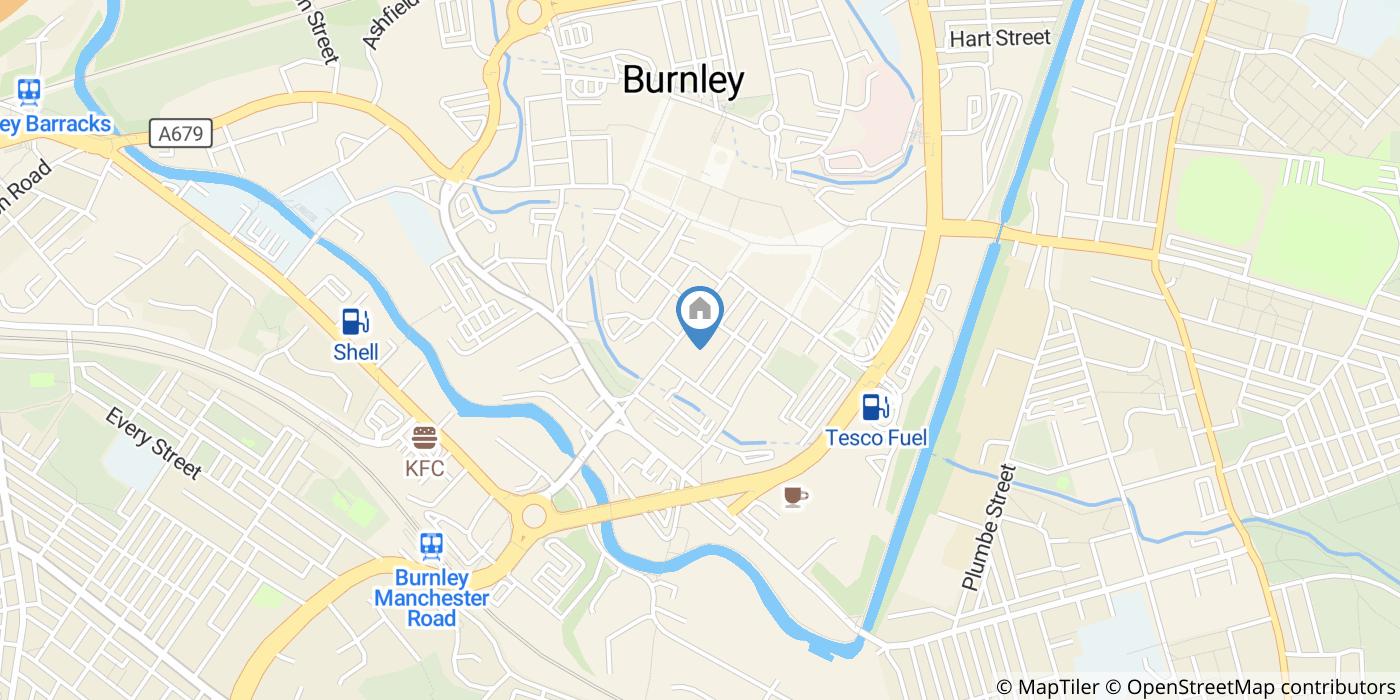 1 Bed Flat, Manchester Road, BB11