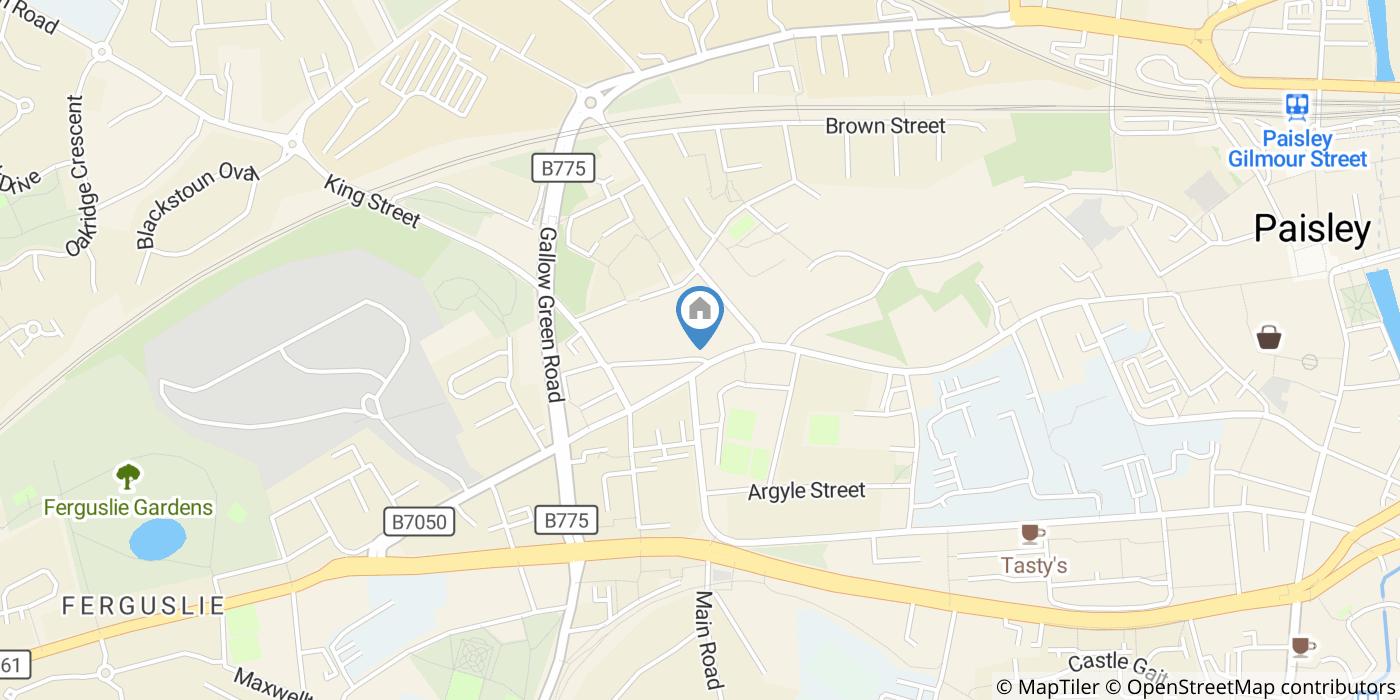 1 Bed Flat, Wellmeadow Street, PA1