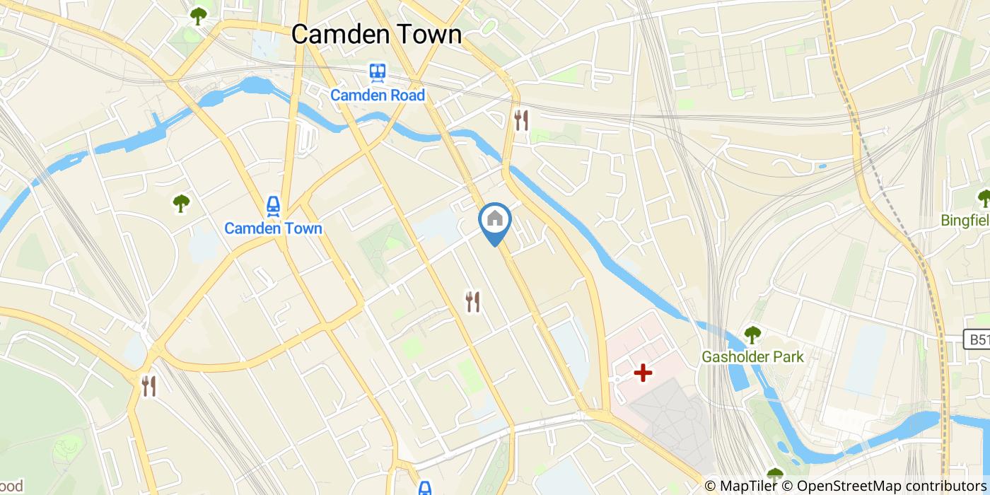 3 Bed Flat, Royal College Street, NW1