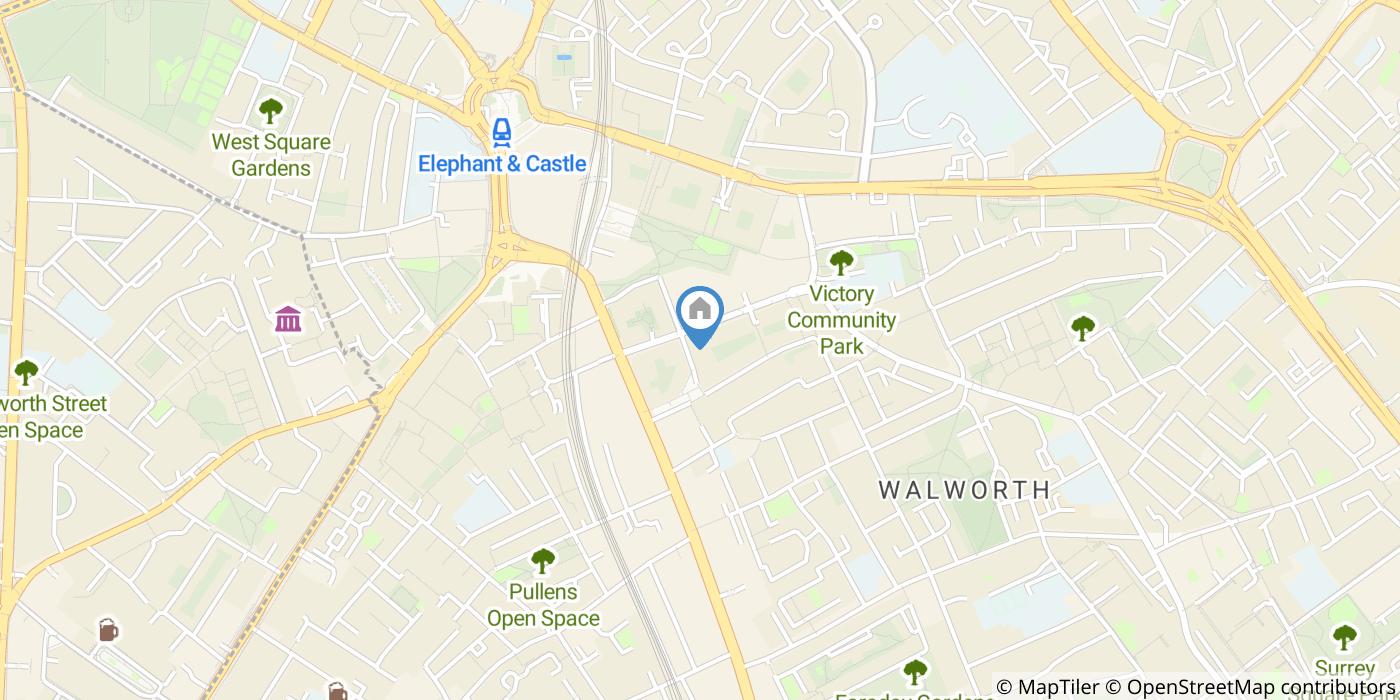 1 Bed Flat, Baldwin Point, SE17