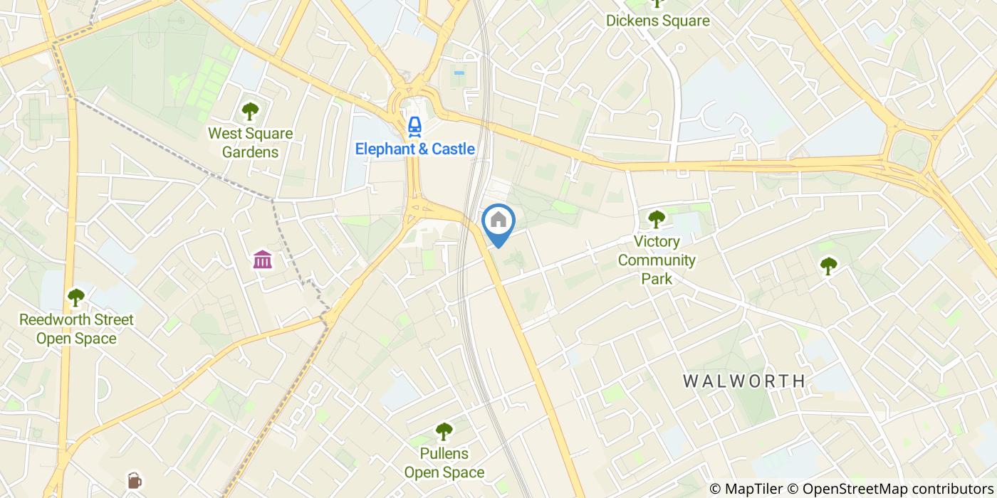 Studio Flat, Hurlock Heights, SE17