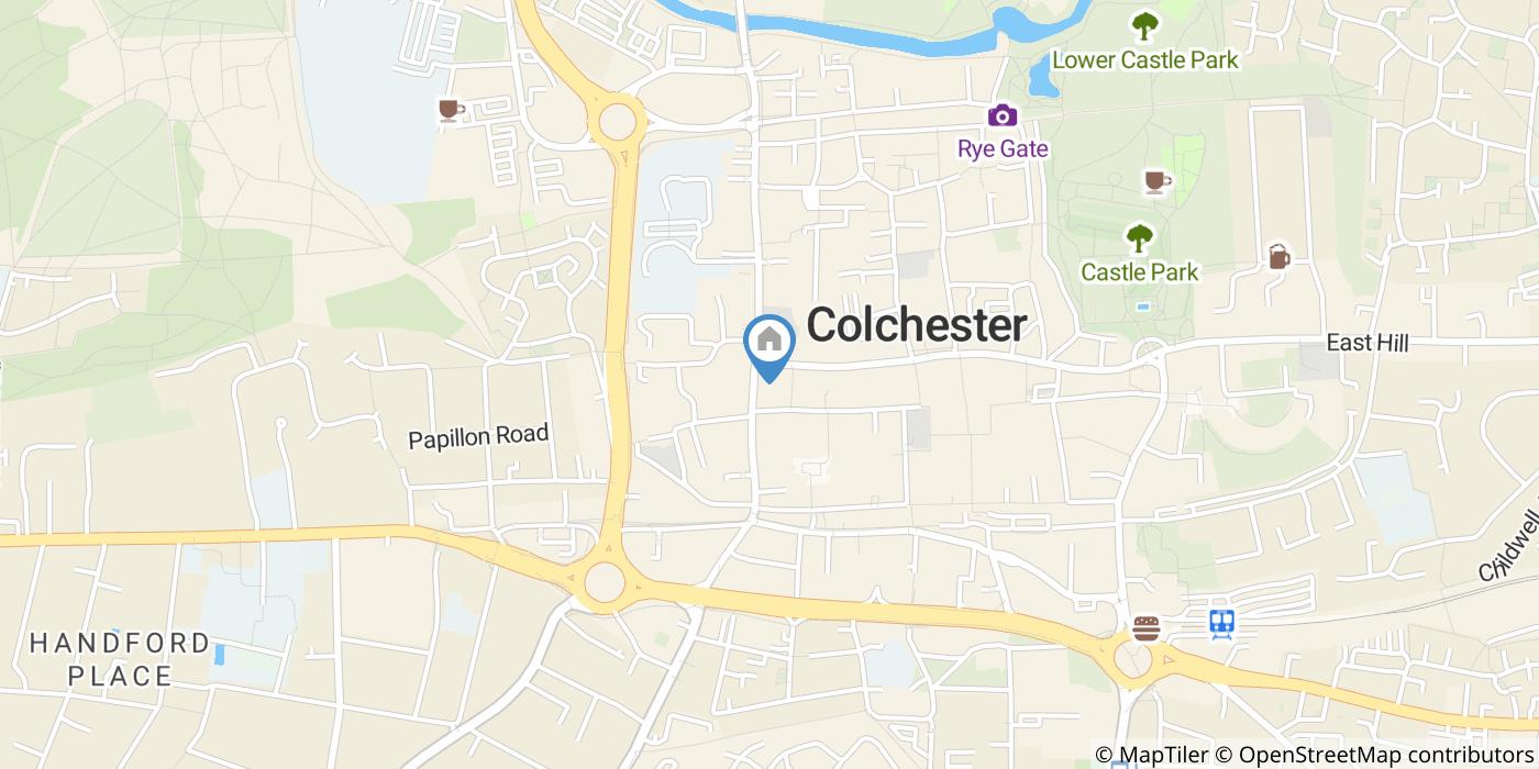 Studio Flat, Culver Court, CO1