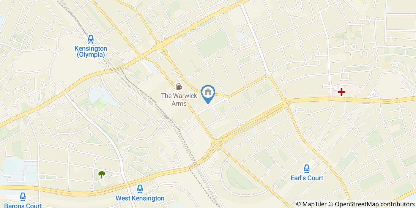 4 Bed Terraced House, Pembroke Road, W8