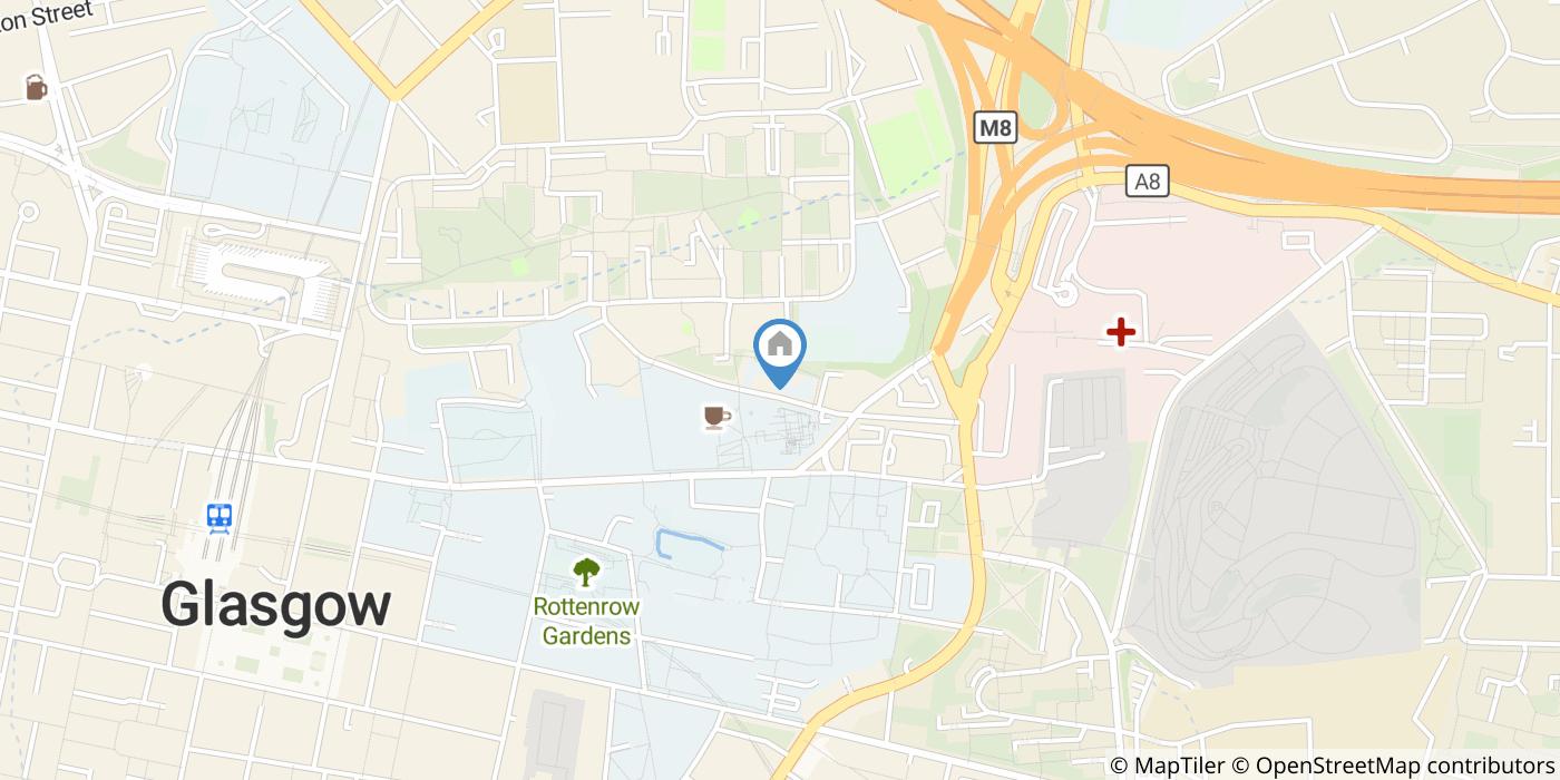 Room in a Shared Flat, St James Road, G4