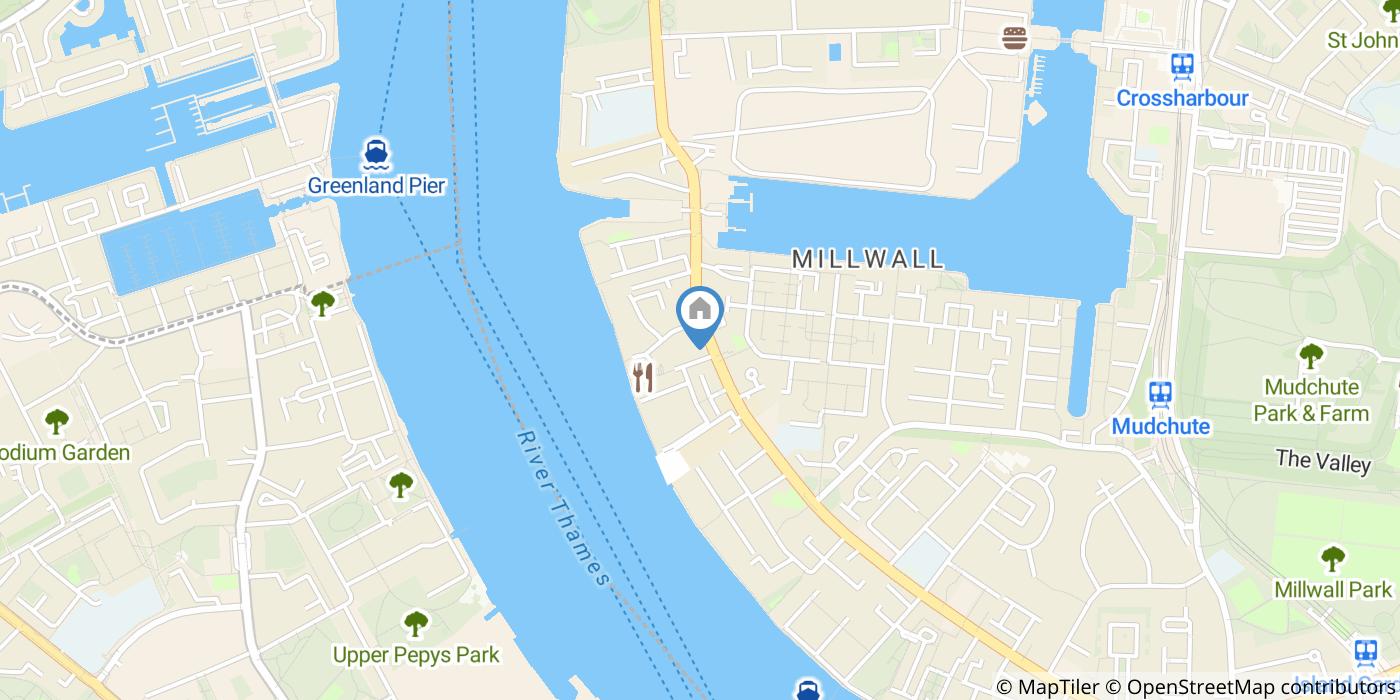 1 Bed Penthouse, Venus House, E14